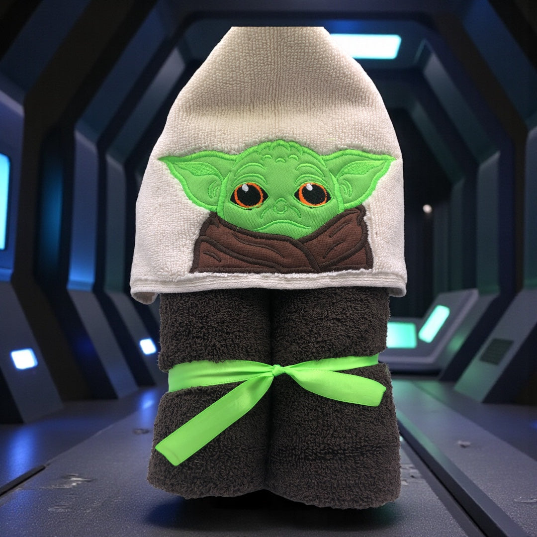Baby Yoda Hooded Towel