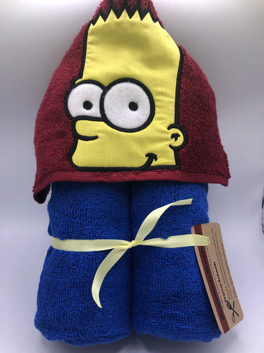 Bart Simpson Hooded Towel